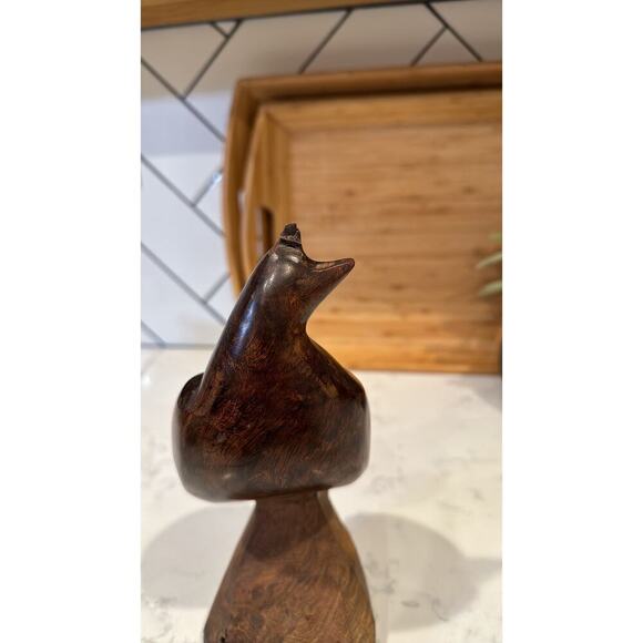 Vintage Ironwood Seri Quail Hand carved Sculpture, Kino Indians of Mexico 9” - Picture 5 of 8